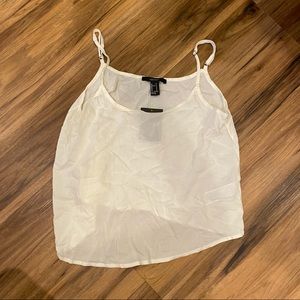 Ivory Creme Adjustable Cami Tank